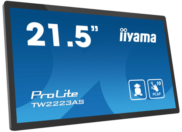 iiyama TW2223AS-B2 beeldkrant Interactief flatscreen 54,6 cm (21.5") Wifi 400 cd/m² Full HD Zwart Touchscreen Type processor And - Afbeelding 4