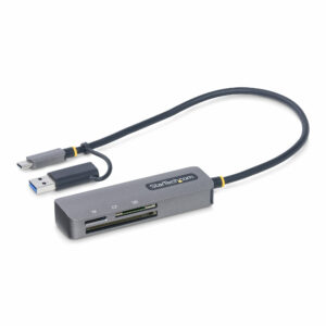 StarTech.com USB 3.0 Multi-Media Geheugenkaart Lezer, SD/microSD/CompactFlash Card Reader, Compacte 5Gbps USB Kaart Adapter, Ext