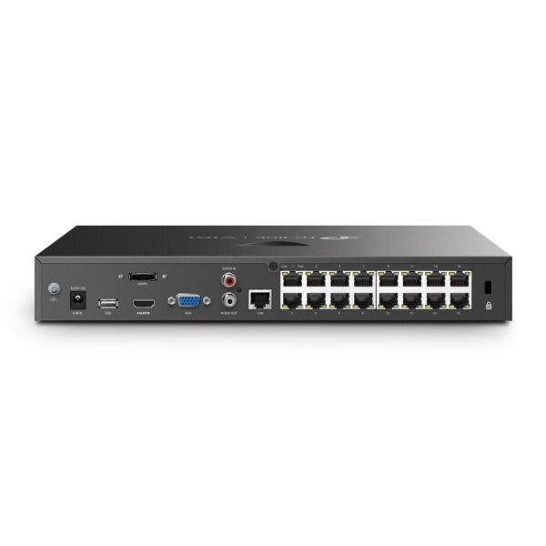 TP-Link VIGI NVR2016H-16P Netwerk Video Recorder (NVR) Zwart - Afbeelding 3