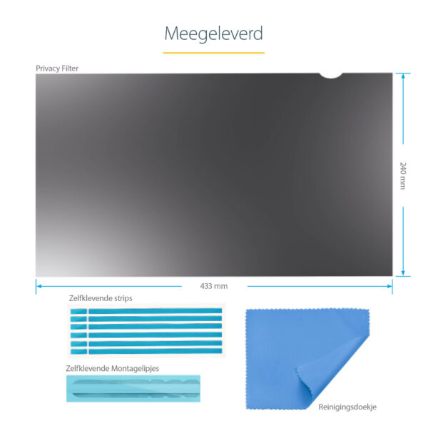 StarTech.com 23.6-inch 16:9 Computer Monitor Privacy Filter, Anti-Glans Privacyscherm met 51% Blauw Licht Reductie, Monitor Scre - Afbeelding 15