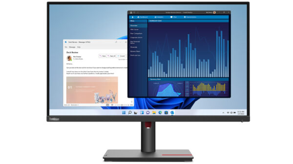 Lenovo ThinkVision T27p-30 LED display 68,6 cm (27") 3840 x 2160 Pixels 4K Ultra HD Zwart - Afbeelding 5