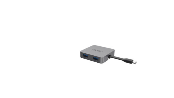Acer 4-in-1 Type-C Dongle Bedraad USB 3.2 Gen 1 (3.1 Gen 1) Type-C Zilver - Afbeelding 2