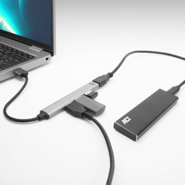ACT USB-A hub 2.0, 4 poorts USB-A - Afbeelding 2