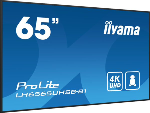 iiyama ProLite Digitale signage flatscreen 163,8 cm (64.5") LCD Wifi 500 cd/m² 4K Ultra HD Zwart Type processor Android 11 24/7 - Afbeelding 11