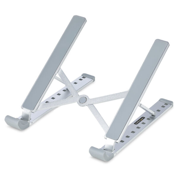 StarTech.com Inklapbare Laptopstandaard, Verstelbare Hoek, Ergonomische Laptophouder, Draagvermogen 10Kg, Ventileren/Kantelen/Ve