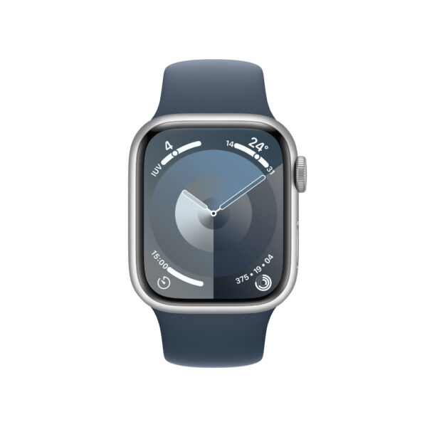 Apple Watch Series 9 41 mm Digitaal 352 x 430 Pixels Touchscreen 4G Zilver Wifi GPS - Afbeelding 2