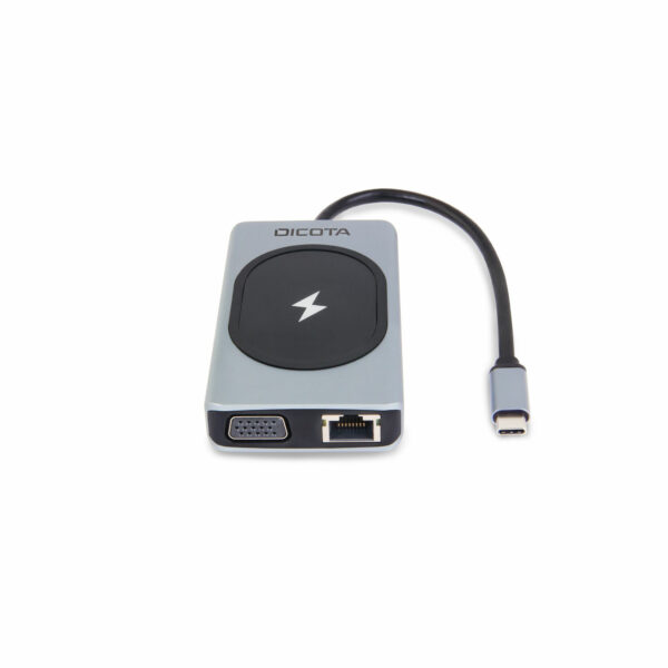 DICOTA D32059 interface hub USB Type-C Zwart, Zilver - Afbeelding 4