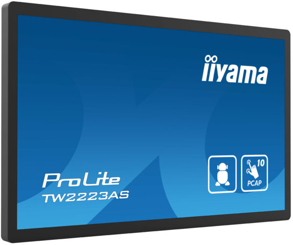 iiyama TW2223AS-B2 beeldkrant Interactief flatscreen 54,6 cm (21.5") Wifi 400 cd/m² Full HD Zwart Touchscreen Type processor And - Afbeelding 3