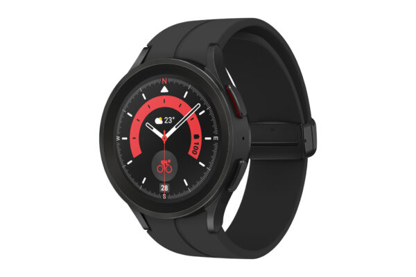 Samsung Galaxy Watch5 Pro 3,56 cm (1.4") OLED 45 mm Digitaal 450 x 450 Pixels Touchscreen Zwart Wifi GPS