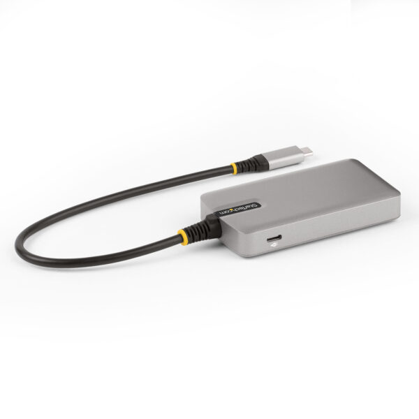 StarTech.com 4-Port USB-C Hub met USB-C DP Alt Mode Video Output 4K 60Hz, 3x USB-A, 1x USB Type-C, 100W Power Delivery Pass-Thro - Afbeelding 2