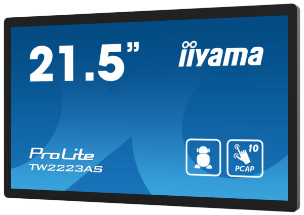 iiyama TW2223AS-B2 beeldkrant Interactief flatscreen 54,6 cm (21.5") Wifi 400 cd/m² Full HD Zwart Touchscreen Type processor And - Afbeelding 7