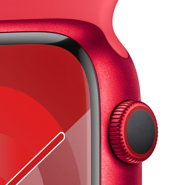 Apple Watch Series 9 45 mm Digitaal 396 x 484 Pixels Touchscreen 4G Rood Wifi GPS - Afbeelding 3