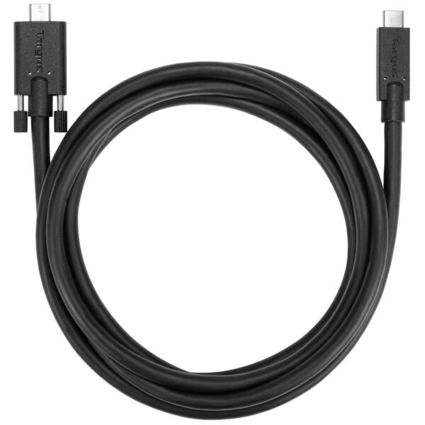 Targus ACC1122GLX USB-kabel USB 3.2 Gen 1 (3.1 Gen 1) 1,8 m USB C Zwart