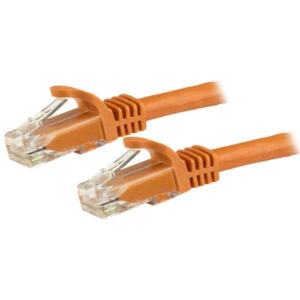 StarTech.com 15m RJ45 UTP Cat6 Gigabit Netwerkkabel zonder Uitsteeksels Oranje