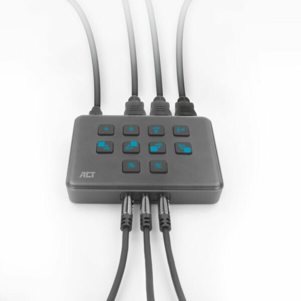 ACT Dual HDMI input USB-C Video Switcher, capturen en live streamen - Afbeelding 2