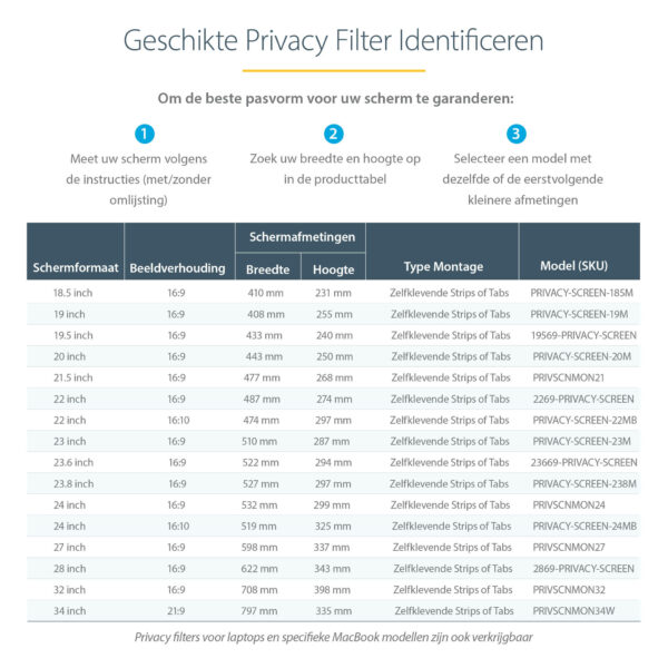 StarTech.com 23.6-inch 16:9 Computer Monitor Privacy Filter, Anti-Glans Privacyscherm met 51% Blauw Licht Reductie, Monitor Scre - Afbeelding 12