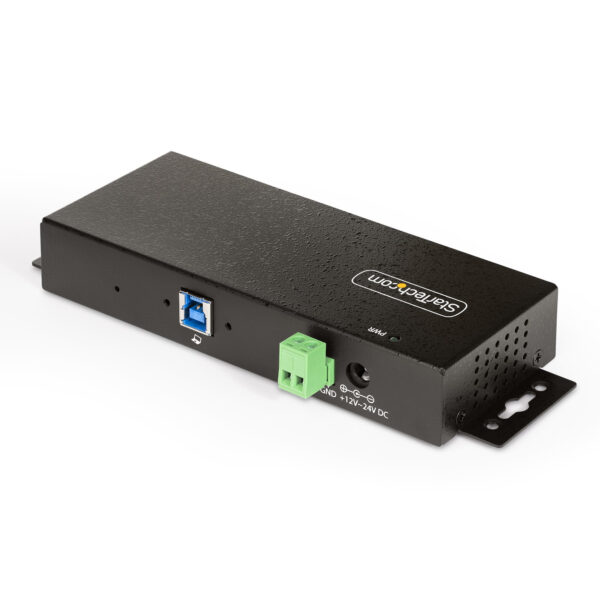 StarTech.com 7-Port Managed USB Hub met 4x USB-A, Heavy Duty met Industriële Stalen Behuizing, ESD & Overspanningsbeveiliging, W - Afbeelding 2