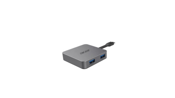 Acer 4-in-1 Type-C Dongle Bedraad USB 3.2 Gen 1 (3.1 Gen 1) Type-C Zilver