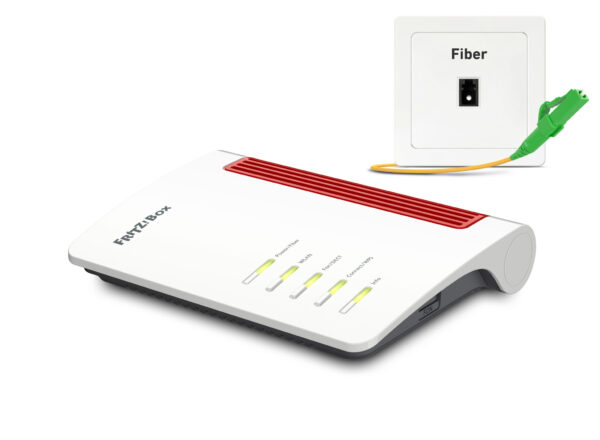 FRITZ!Box 5530 Fiber Edition Internation draadloze router 2.5 Gigabit Ethernet Dual-band (2.4 GHz / 5 GHz) Wit - Afbeelding 2