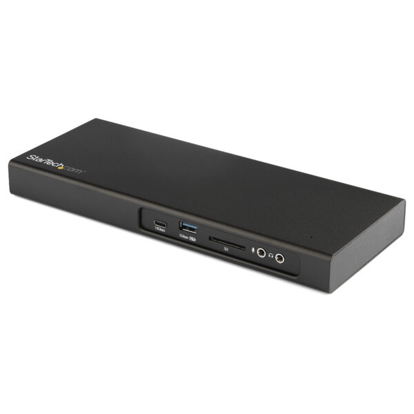 StarTech.com Dual 4K 60Hz monitor Thunderbolt™ 3 dock - PCIe M.2 en SD kaartlezer