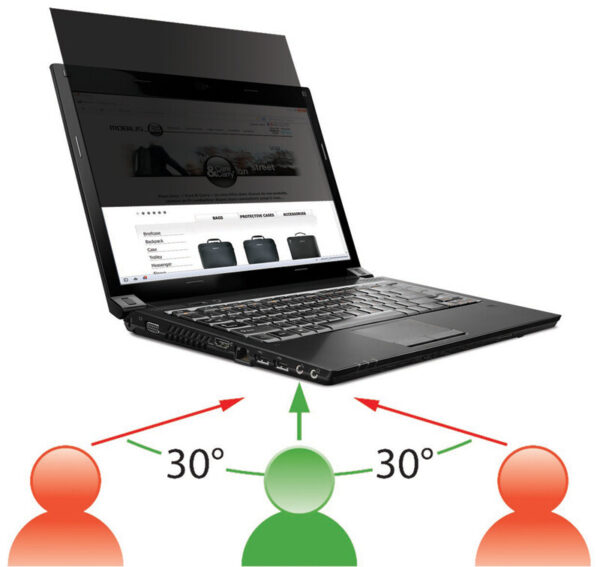 Mobilis 016226 schermfilter 33,8 cm (13.3") Laptop Randloze privacyfilter voor schermen