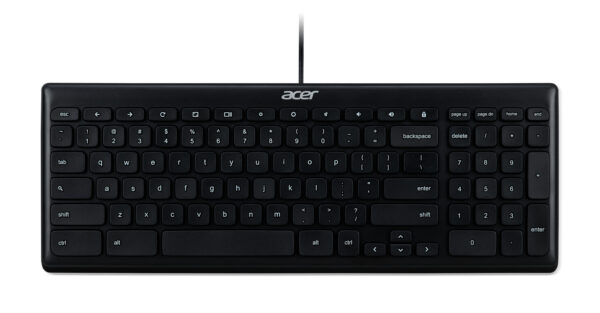 Acer GP.KBD11.00Z toetsenbord Kantoor USB AZERTY Belgisch Zwart