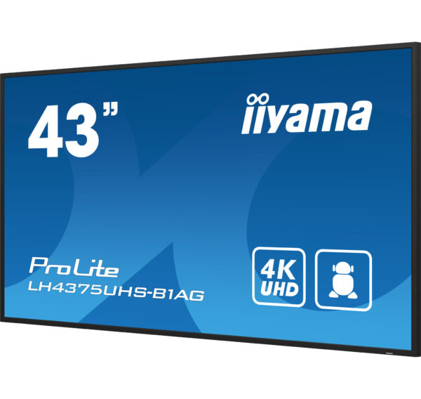 iiyama ProLite Digitale signage flatscreen 108 cm (42.5") LCD Wifi 500 cd/m² 4K Ultra HD Zwart Type processor Android 11 24/7 - Afbeelding 7