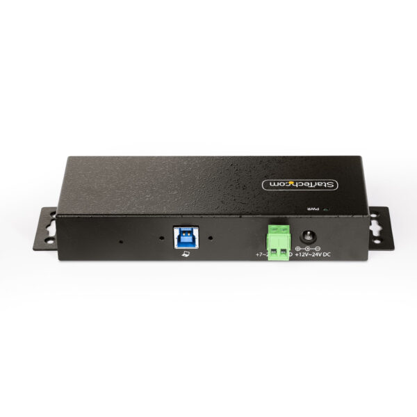 StarTech.com 7-Port Managed USB Hub met 4x USB-A, Heavy Duty met Industriële Stalen Behuizing, ESD & Overspanningsbeveiliging, W - Afbeelding 4