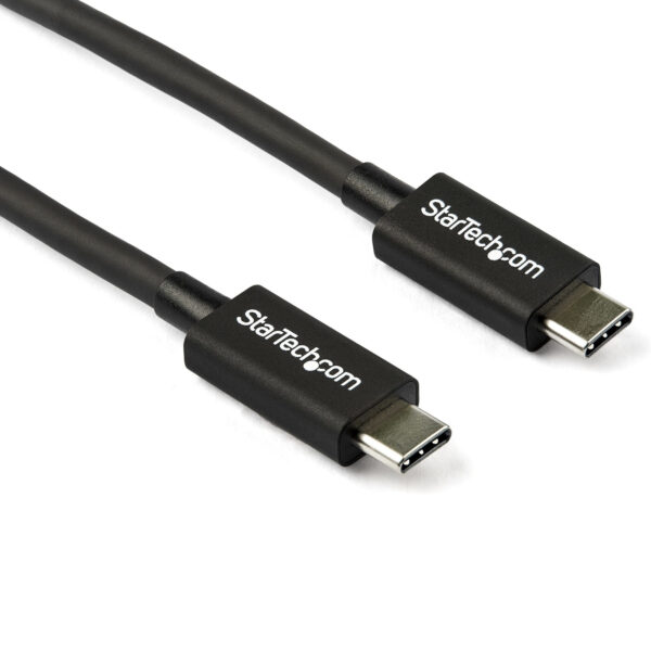 StarTech.com 80cm Thunderbolt 3 Kabel, 20Gbps, 100W PD, 4K/5K, Thunderbolt Gecertificeerd, Thunderbolt 4/USB 3.2/DisplayPort Com