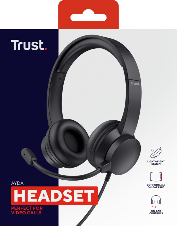Trust Ayda – Headset met microfoon voor PC en Laptop met 3.5mm aansluiting - Afbeelding 5
