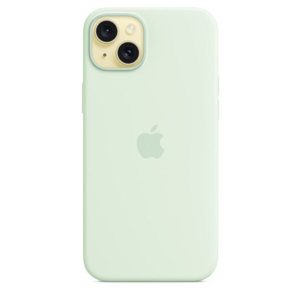 Apple Siliconenhoesje met MagSafe voor iPhone 15 Plus - Zacht mintgroen - Afbeelding 3