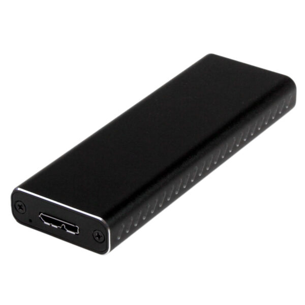 StarTech.com M.2 SSD Behuizing voor M.2 SATA SSDs - USB 3.0 (5Gbps) met UASP - Externe M.2 SSD Behuizing - Aluminum