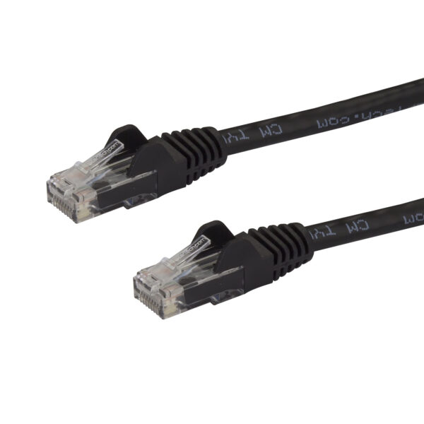 StarTech.com N6PATCH75BK netwerkkabel Zwart 22,9 m Cat6 U/UTP (UTP)