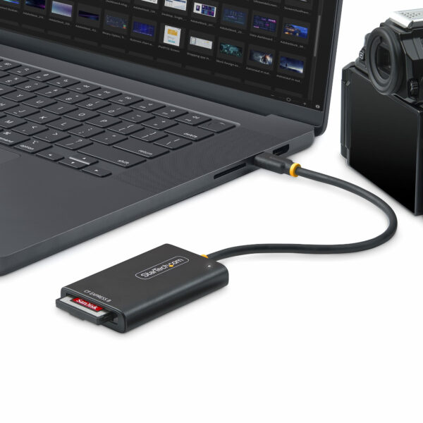 StarTech.com USB-C CFexpress Type B Kaartlezer, USB 10Gbps, Draagbare Compact Flash Card Reader, USB Type-C naar CF Express 2.0 - Afbeelding 5