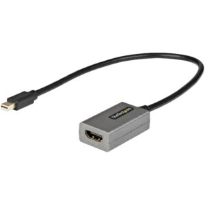 StarTech.com Mini DisplayPort naar HDMI Adapter, mDP naar HDMI Adapter Dongle, 1080p, mDP 1.2 naar HDMI Monitor/Scherm, Video Co