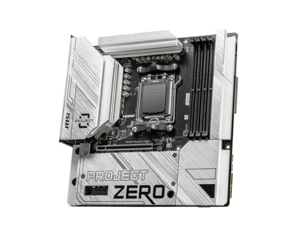 MSI B650M PROJECT ZERO moederbord AMD B650 Socket AM5 micro ATX - Afbeelding 3