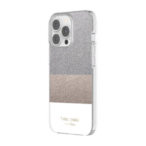Incipio kate spade mobiele telefoon behuizingen 15,5 cm (6.1") Hoes Bruin, Zilver, Wit