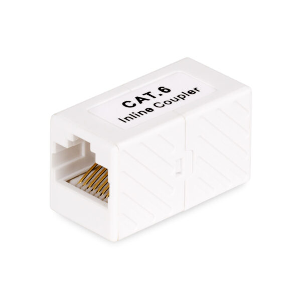 StarTech.com RJ45 Koppelstuk, Inline Cat6 Coupler, Female naar Female (F/F) T568 Connector, UTP Verlengblokje, Unshielded Ethern