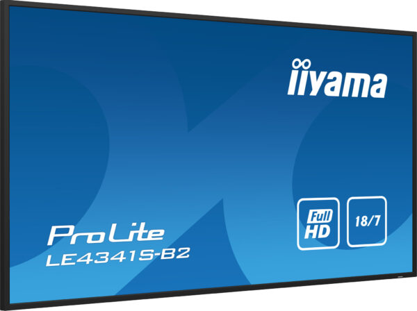 iiyama PROLITE LE4341S-B2 Digitale signage flatscreen 108 cm (42.5") LCD 350 cd/m² Full HD Zwart 18/7 - Afbeelding 13
