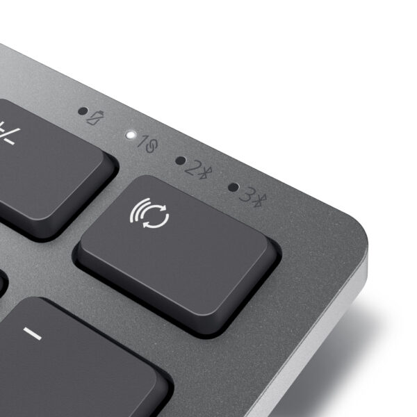 DELL KB700 toetsenbord Kantoor RF-draadloos + Bluetooth AZERTY Belgisch Grijs - Afbeelding 7