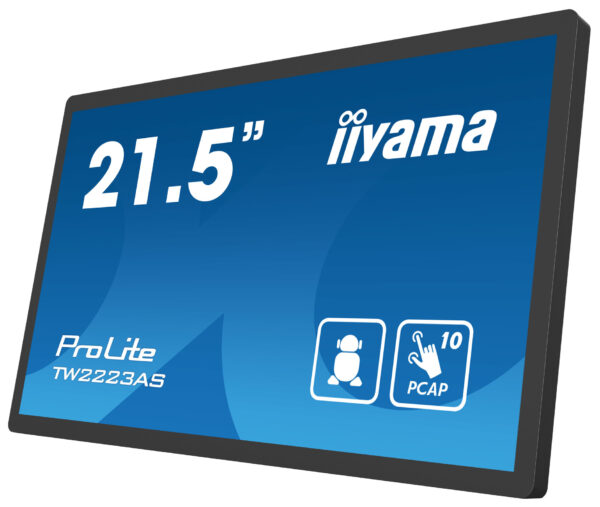 iiyama TW2223AS-B2 beeldkrant Interactief flatscreen 54,6 cm (21.5") Wifi 400 cd/m² Full HD Zwart Touchscreen Type processor And - Afbeelding 6
