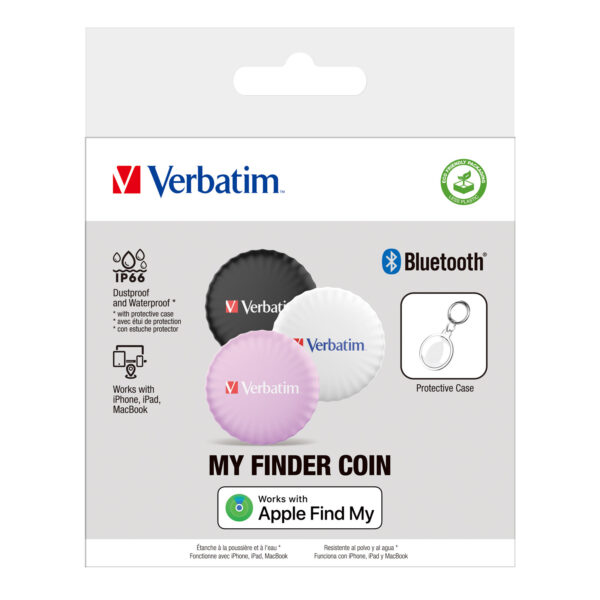 Verbatim My Finder Coin Bluetooth Tracker - verpakking met 3 trackers - Afbeelding 4