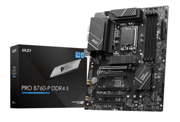 MSI PRO B760-P DDR4 II moederbord Intel B760 LGA 1700 ATX