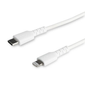 StarTech.com Premium USB-C naar Lightning Kabel 2m Wit - USB Type C naar Lightning Charge & Sync Oplaadkabel - Verstevigd met Ar