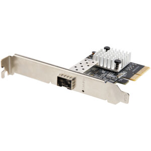 StarTech.com 10G PCIe SFP+ Netwerkkaart, Single SFP+ Port Netwerk Adapter, Open SFP+ voor MSA-Compliant Modules/Direct-Attach Ka