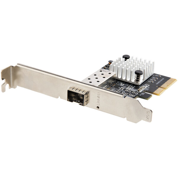 StarTech.com 10G PCIe SFP+ Netwerkkaart, Single SFP+ Port Netwerk Adapter, Open SFP+ voor MSA-Compliant Modules/Direct-Attach Ka