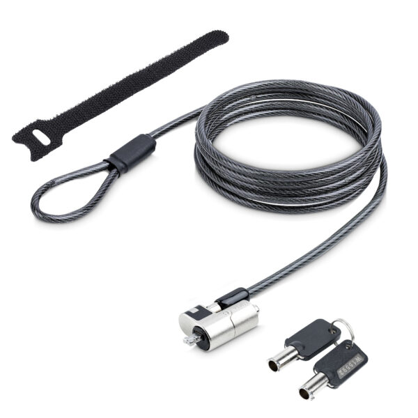 StarTech.com NANOK-LAPTOP-LOCK kabelslot Zwart, Zilver 2 m - Afbeelding 6