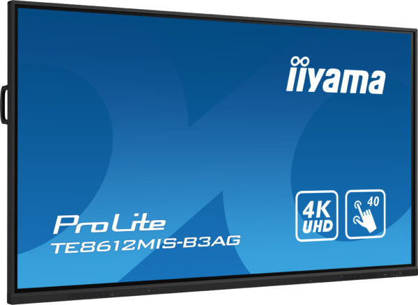 iiyama TE8612MIS-B3AG beeldkrant Kiosk-ontwerp 2,18 m (86") LCD Wifi 400 cd/m² 4K Ultra HD Zwart Touchscreen Type processor Andr - Afbeelding 3