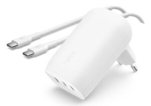 Belkin WCC002VFWH oplader voor mobiele apparatuur Laptop, Smartphone, Tablet Wit AC Snel opladen Binnen