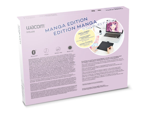Wacom Intuos S Bluetooth Manga Edition grafische tablet Zwart 2540 lpi 152 x 95 mm USB/Bluetooth - Afbeelding 3